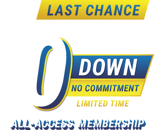 Unlock your fitness dreams today and join Your Gym Come True™ for $0 down and no commitment